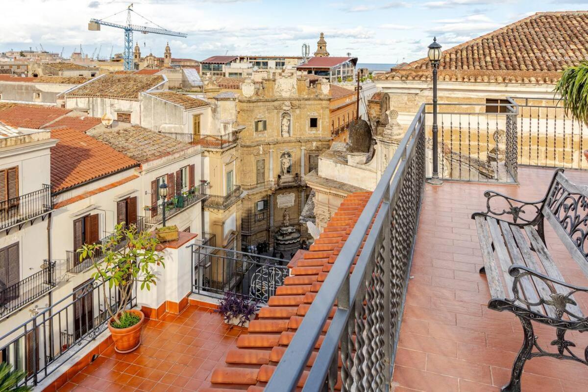 Palazzo Viola Suite Panoramica Palermo Eksteriør billede
