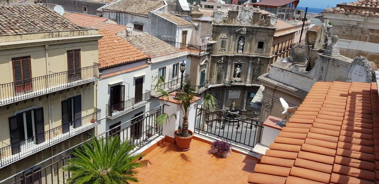 Palazzo Viola Suite Panoramica Palermo Eksteriør billede